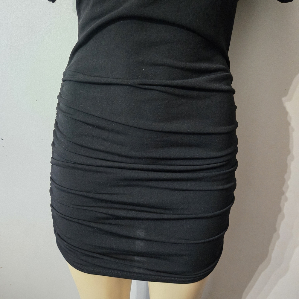 Body Central Black Backless Dress with Strappy Design - Picture 3 of 10